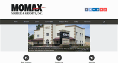 Desktop Screenshot of momaxmarble.com