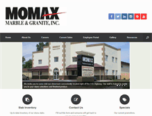 Tablet Screenshot of momaxmarble.com